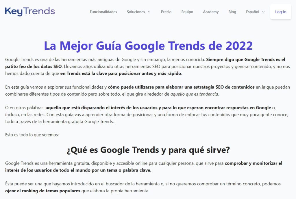 Google trends
